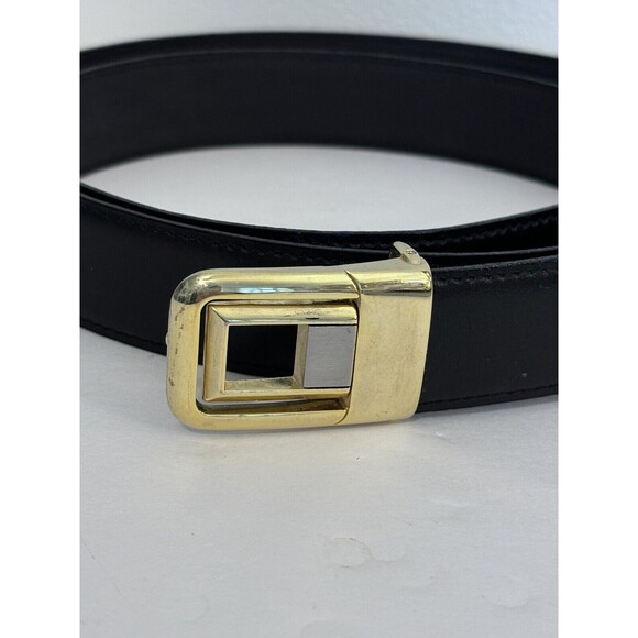 Vintage Men’s Gold Tone Removable Belt Buckle Made In Italy - Picture 1 of 9